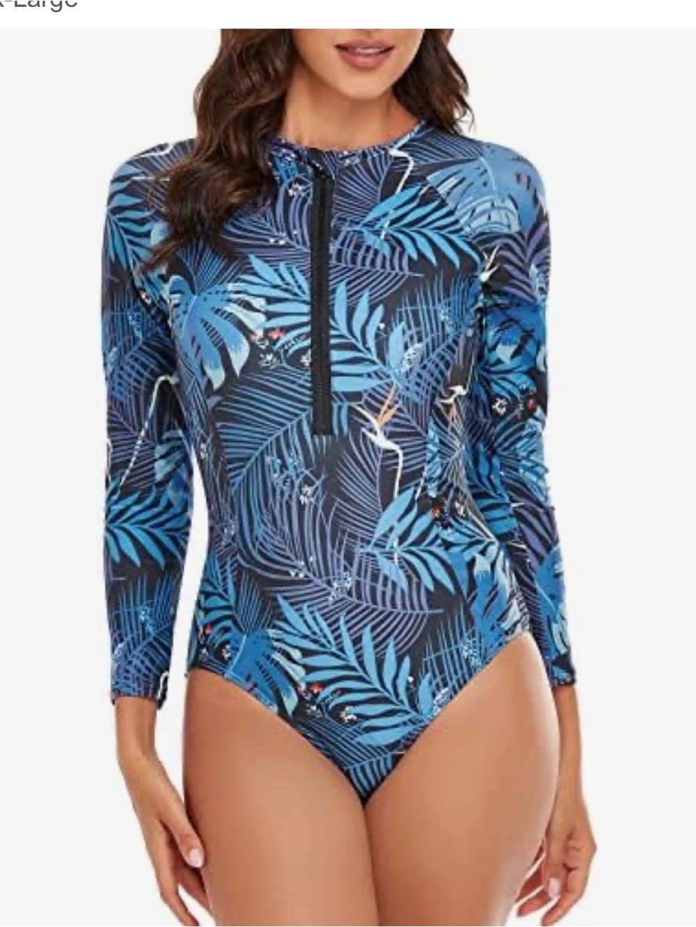 ARDOUR MISS Womens Rash Guard Swimsuit Long Sleeve